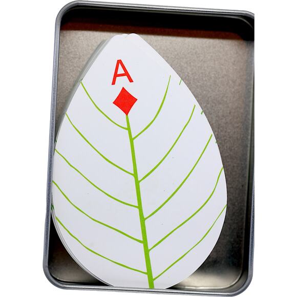 Huckleberry Leaf Playing Card & Kikkerland Tin - Picture 6 of 8